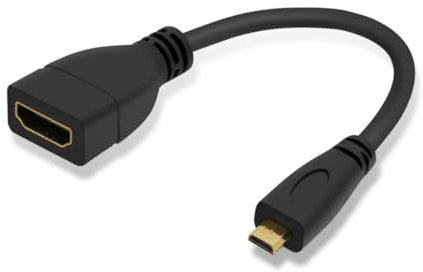 chenyang Micro HDMI Stecker zu HDMI Buchse 4K60hz HDTV Kabeladapter für Displays Monitorkameras 10cm