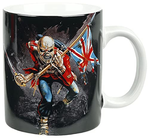 KKL Iron Maiden The Trooper Mug, White, 4 cm
