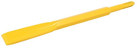 Aexit 250 mm 10 pulgadas Longitud 22 mm Ancho Metal Special Direct System PLUS Vástago Spline (model: K3145IV-7600LP) plano Cincel amarillo
