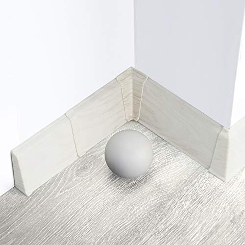 [DQ-PP] Battiscopa in PVC da 30 metri, 70 mm, legno di quercia aspen laminato, battiscopa in plastica, PVC, laminato, decorazione per battiscopa