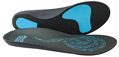 Plantar Fasciitis Orthotic Insoles Arch Support Shoe Boot Inserts Women Men Insole Flat Feet Insert ORTHO ACTIVE Series, Grey, Medium 7-8.5