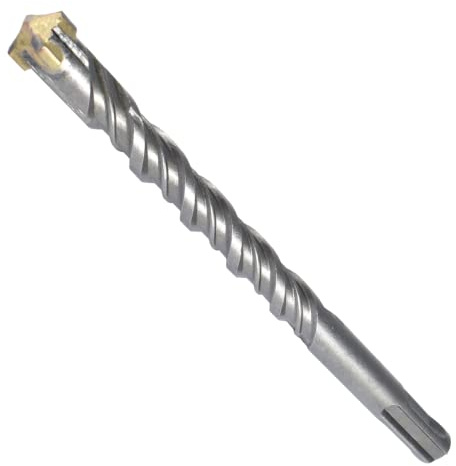 SDS Plus Bohrer 8mm Ø - Länge 8x260 mm (Ideal zum Bohren in Beton/Naturstein/Mauerwerk, 4 Hartmetall Spitzen,für Armierungseisen geeignet)