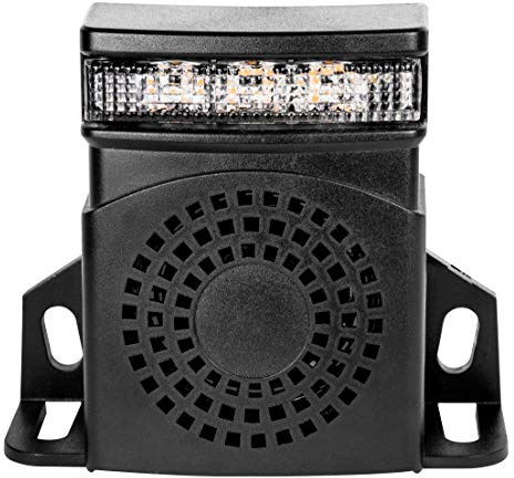 Alarme de recul pour klaxon de véhicule · 105 DB · 12-80V · Comprend éclairage LED · Alarme de recul universelle avec sirène pour conduite à marche arrière