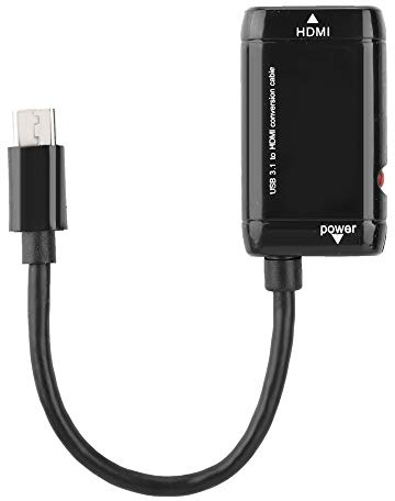 ciciglow Adaptateur USB C vers HDMI, Port USB 3.1 Type-C vers HDMI Adaptateur de Port Femelle Câble USB 3.1 pour Tablette de Téléphone Android MHL