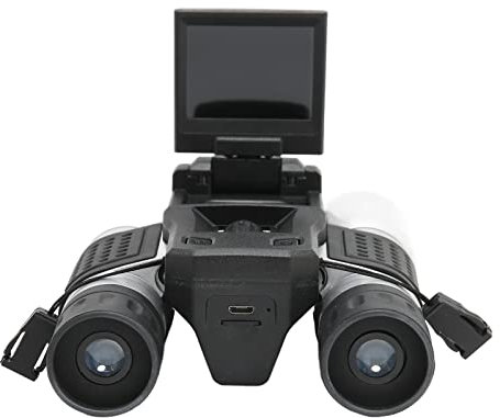Bewinner W32 Fotocamera Telescopio Digitale, Fotocamera Binocolo Digitale LCD 12x32 2 Pollici 8 GB, Fotocamera Binocolo per Caccia/Osservazione di Uccelli