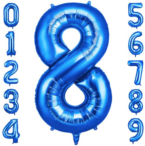 OFFCUP Globo Número40, Grande Globos Foil, Globo Numeros Gigante | (101cm)Inflar con Helio o Aire, Decoracion para Niño Niña Adultos La Boda Aniversario Cumpleaños Fiestas