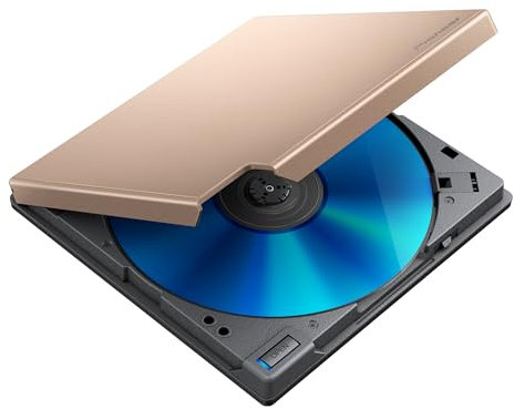 Pioneer External Blu-rayDrive BDR-XD08TG (New!) USB 3.2 Gen1 (USB Type-C) / 2.0 Slim Portable BD/DVD/CD Writer