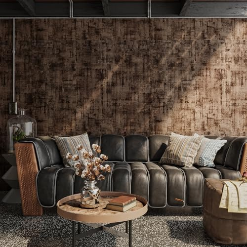 TOTIO Svart tapet 40 cm x 9 m extra bred mörkgrå självhäftande film betongutseende självhäftande tapet gör-det-själv vinylväggfolie vattentät möbelfolie gråsvart matt förtjockad luftledande design