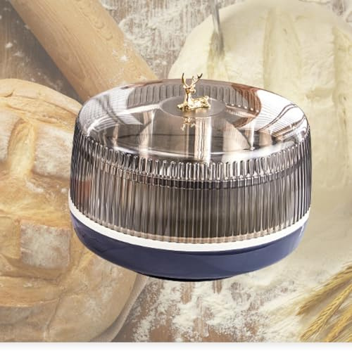 Cloud Fire Brotgärkörbe mit Deckel, Pizzateig GäRbox mit Heizung Temperaturregelung, 4-6 Liter Sauerteig-Gärschrank zum Brot, Gebacken,Joghurt, Fermentierter Reiswein (Blau)