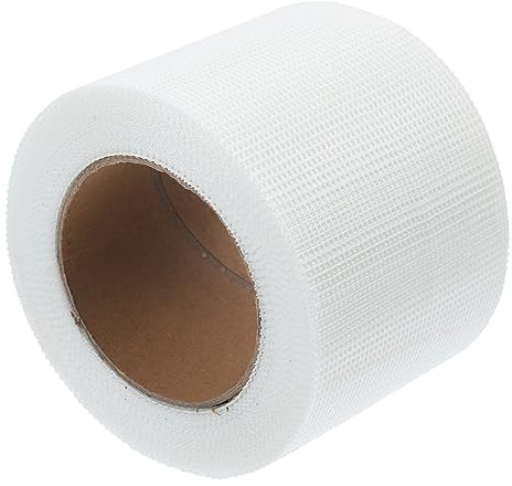 Garneck 30m Nastro Adesivo Per Cartongesso Striscia Autoadesiva Per Riparazione Crepe Flessibile e Resistente Per e Scuola