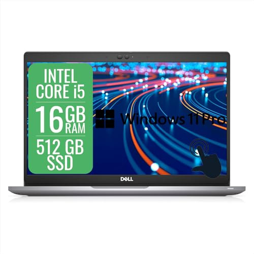 Dell Latitude SILVER EDITION, Pc Portatile i5-1135G7, Notebook con Display da 13.3 Touch Screen FHD, Ram 16Gb, SSD 512Gb, Windows 11 Pro + Libre Office (Ricondizionato)
