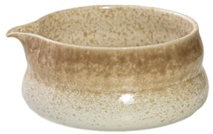 EHJRE Cuenco Tradicional de para Matcha para Mezclar Y Servir Té, Blanco, Individual