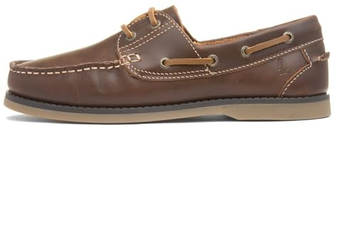 Hush Puppies herr Wilson båtsko, brun, 6 UK