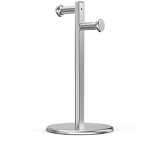 Double Headset Stand - Sturdy Gaming Headphone Holder, Desktop Storage Organizer