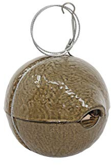 hochwertiges Design Keramik Vogelhaus - Nistkasten - Zaunkönigkugel Sand