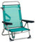Alco Electronics Ltd Alco Fibreline 30 1-607AZ Siège de Plage en Aluminium Bleu Turquoise