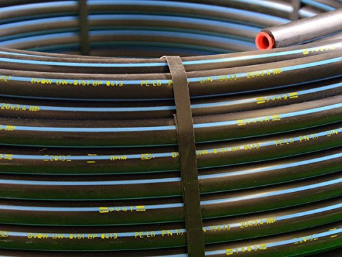 100 m PE tuyau d'arrosage Tuyau LD PN 10 Ø 25 x 4,2 Noir