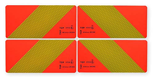 Reflecto Rear warning sign for tractors ECE 70.01 quarter marking