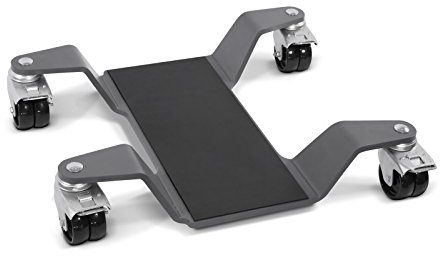 ConStands Mover II 400 kg - Motorrad Rangierhilfe Kompatibel mit Grau Hauptständer Rangierwagen