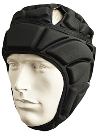 Lalander Protektorenhelm Protektoren Helm Gepolstert Sportanzug/Schutz Bekleidung für Fußball Basketball Paintball Kampfsport Rugby