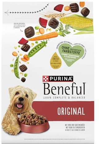 Beneful Original hundmat torrt, med nötkött och trädgårdsgrönsaker, 4-pack (4 x 2,8 kg)