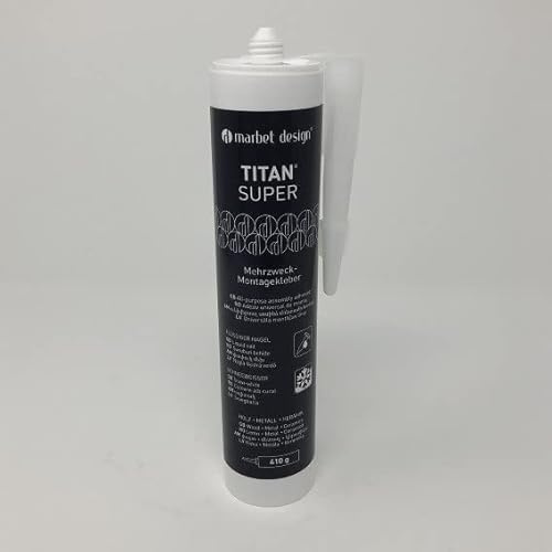 PROVISTON Colle système | plinthes | Fixation de plinthes | Sans solvants | Ponçable | Recouvrable | reste légèrement élastique | 310 ml par cartouche