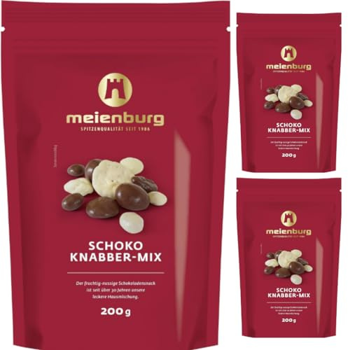 Meienburg Schoko-Knabber-Mix Schokolade Snack 200 gramm x 3 STÜCK