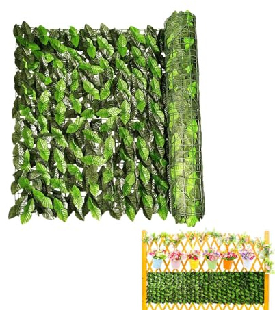 Gartengrenze,Außenzaun - Green Artificial Ehied-Renzaun, , , Sichtschutz | FaltZaune, Gartenzubehör rostfreier Valla para parterres al aire libre