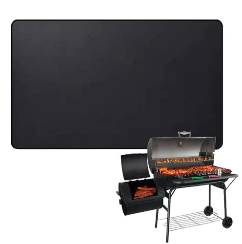 Yhsioaklo Tapis de cheminée résistant au feu, Tapis de cheminée Ignifuge - Protection de Sol pour poêle à Bois Tapis de Foyer antidérapant - Tapis résistant au feu, Coussin de Protection pour