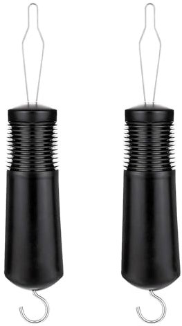 2 Piezas De Sujetadores De Botones Negros, Ayuda Para Vestir A Personas Mayores, Herramienta Auxiliar Para Enhebrar Botones, Ayuda Para Cremalleras, Ayuda Diaria