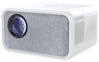 Faeymth Videoproiettore Dual WiFi 1080P Full HD 4K Android 350ANSI Lumen 2.4 +5G Cinema - Spina UE