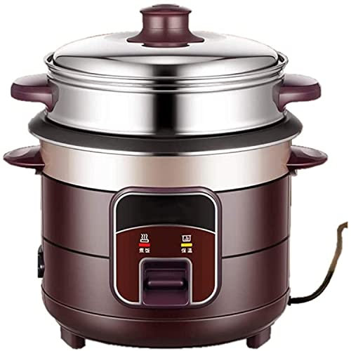 KANBUN Cooker di Riso con piroscafo (2L-5L) pentola Antiaderente in pentola per Alimenti e Verdure sani a Vapore Isolamento Intelligente per 1-8 Persone, 2L