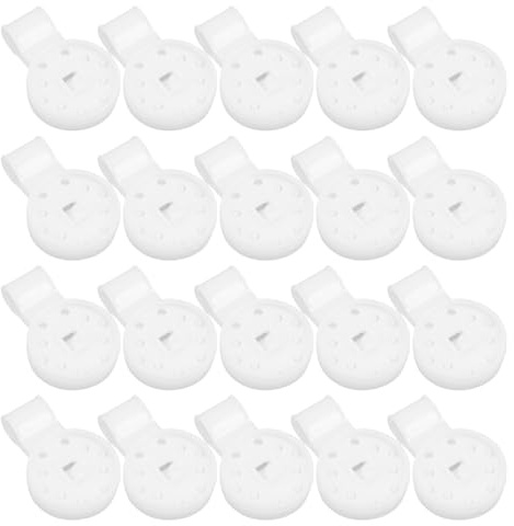 CIYODO 80 pezzi clip in plastica rete di fissaggio rimovibili serra e protezione solare, facili da installare e riutilizzabili