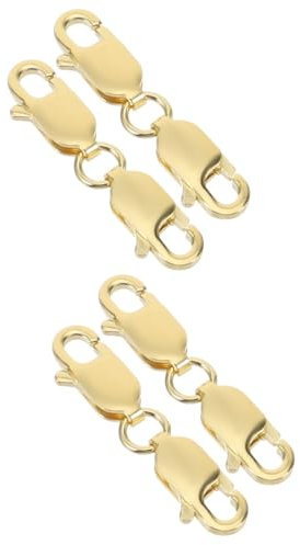 DOITOOL 2 Series Conectores De Langosta Doble Para Joyería Diy De Pinza De Langosta Para Collares 2 Piezas*2