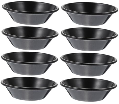 BESTOYARD 8 pezzi Stampo Crostatine Antiaderente Teglia Piccola per Dolci Pudding e Tartellette Resistente e Facile da per Dessert e Cupcake
