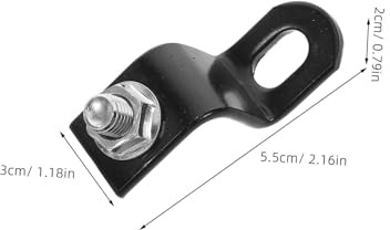 PLAFOPE 2pcs Rear Bike Cargo Rack Connector Adapter Z Shaped Mount for Electric Motorcycles Fit Coating Resistant to Wear Stable Connection