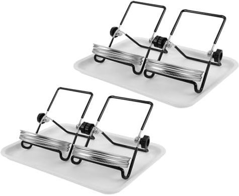 JOINPAYA 2 Set Kit Germinazione Piante con Coperchi Rete Acciaio Resistente e Supporti Stabili Accessori per Germogli Nutrienti in Vasi Bocca Larga Design Antigoccia per Coltivazione Indoor