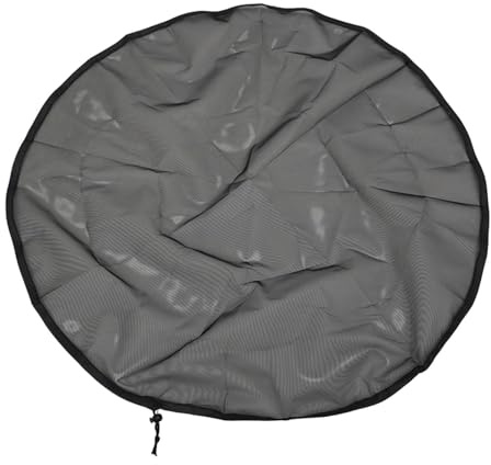 perfk Copertura in Rete per barile di Pioggia, Copertura in Rete per Serbatoio di Raccolta dell'Acqua piovana, Traspirante Riutilizzabile per barile di, 110 Cm