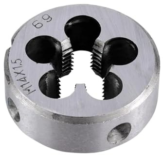 Matriz de roscado redonda Matriz de roscas de tornillo M11 M12 M13 M14 M15 M16 M18 M20 de mano derecha for metalurgia, herramienta manual de matriz métrica(M20x1.5)
