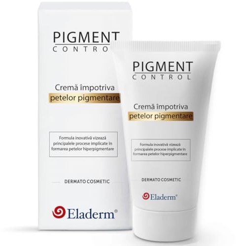 Eladerm PIGMENT Crema Anti-Macchie Pigmentarie 50ml – Riduce Macchie Scure, Melasma, Macchie Solari, Post-Acne – Incarnato Uniforme, Pelle Radiosa – Previene Ricomparsa – Idrata e Migliora Elasticità