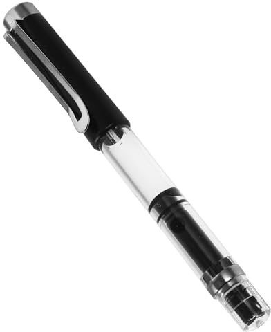PRETYZOOM Pincel de Caligrafía Chino Negro Punta de Pelo Natural Tipo Pluma Pistón Recargable Pincel de Pintura para Dibujo Artístico y Rotuladores para Caligrafía