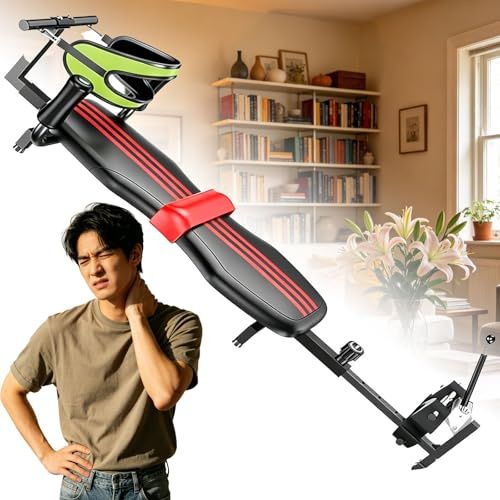 Máquina de Tracción y Estiramiento de Cuerpo Completo | Cama de Tracción, Descompresión Cervical, Estirador de Piernas y Cintura, Mesa de Descompresión Lumbar, Para el Cuello