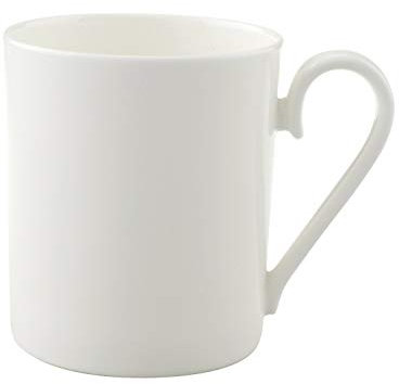Villeroy & Boch – Royal Henkelbecher Weiß, Spülmaschinenfest, Mikrowellensicher, Tasse, Becher, Kaffeebecher, Porzellan, Kaffeetasse, Heißgetränkebecher, Premium Bone Porzellan