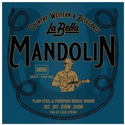 La Bella 880 H mandolin bronssträngar 012/040
