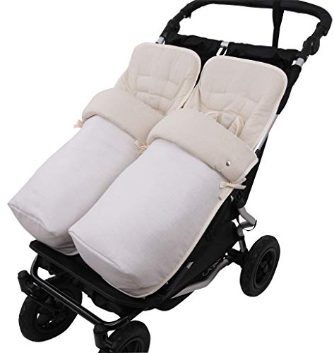 Conjunto 2ud. Sacos Silla Mountain Buggy Duet ARIES CR.Lino P Crudo tititnins