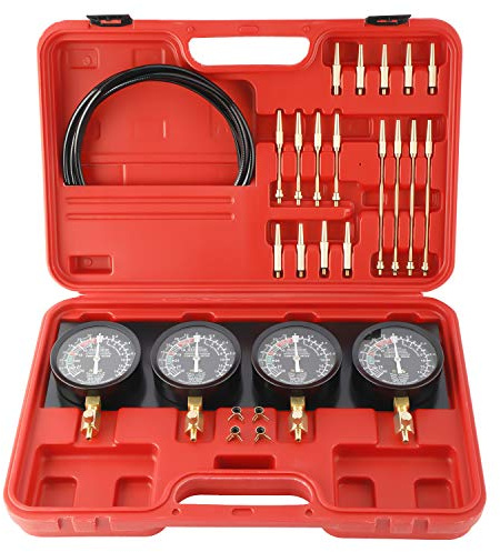 FreeTec Carburetor Synchronizer and Adjustment Kit Fuel Vacuum Gauge Tool