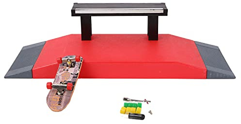 TROTTIFUN - Finger Skate und eine Rampe - 031437 - Metall und Kunststoff - Skateboard - Finger - Kinderspielzeug - Geburtstag - Geschenk - Zum Sammeln - Skateboard - Ab 3 Jahren