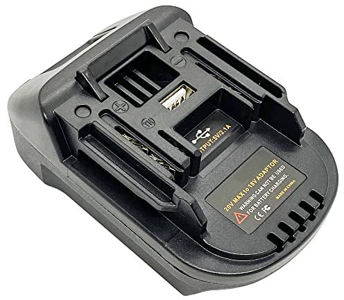 QINIZX Battery Adapter for Makita 18V LXT Lithium Tools, Convert 20V Black+Decker/Stanley/Porter-Cable Batteries to Makita 18V, 18 Volts, BPS18M-Adapter