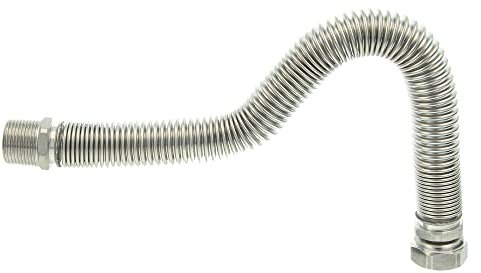 tecuro Edelstahlflexwellrohr 1 Zoll (DN 25), ausziehbar von 200-410 mm, formstabil - ES252041