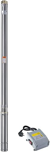 CHM GmbH® Brunnenpumpe 2,5 Zoll 750 Watt 11 Bar 2800 L/h Pumpe Zisterne 5% sandverträglich